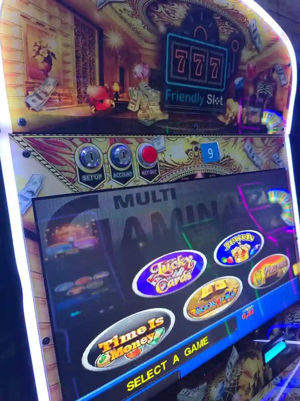 Maquina metalica 24" con cúpula